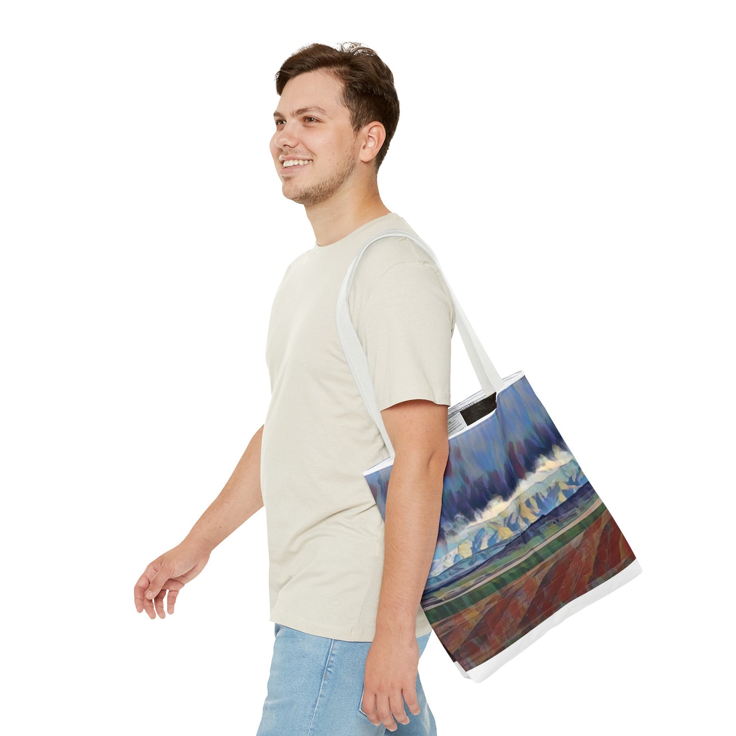 Tote Bag (AOP) ... On-The-Prairie .. "The Storm Is Brewing" ... Central Idaho: November 2023 ... Original Works ...