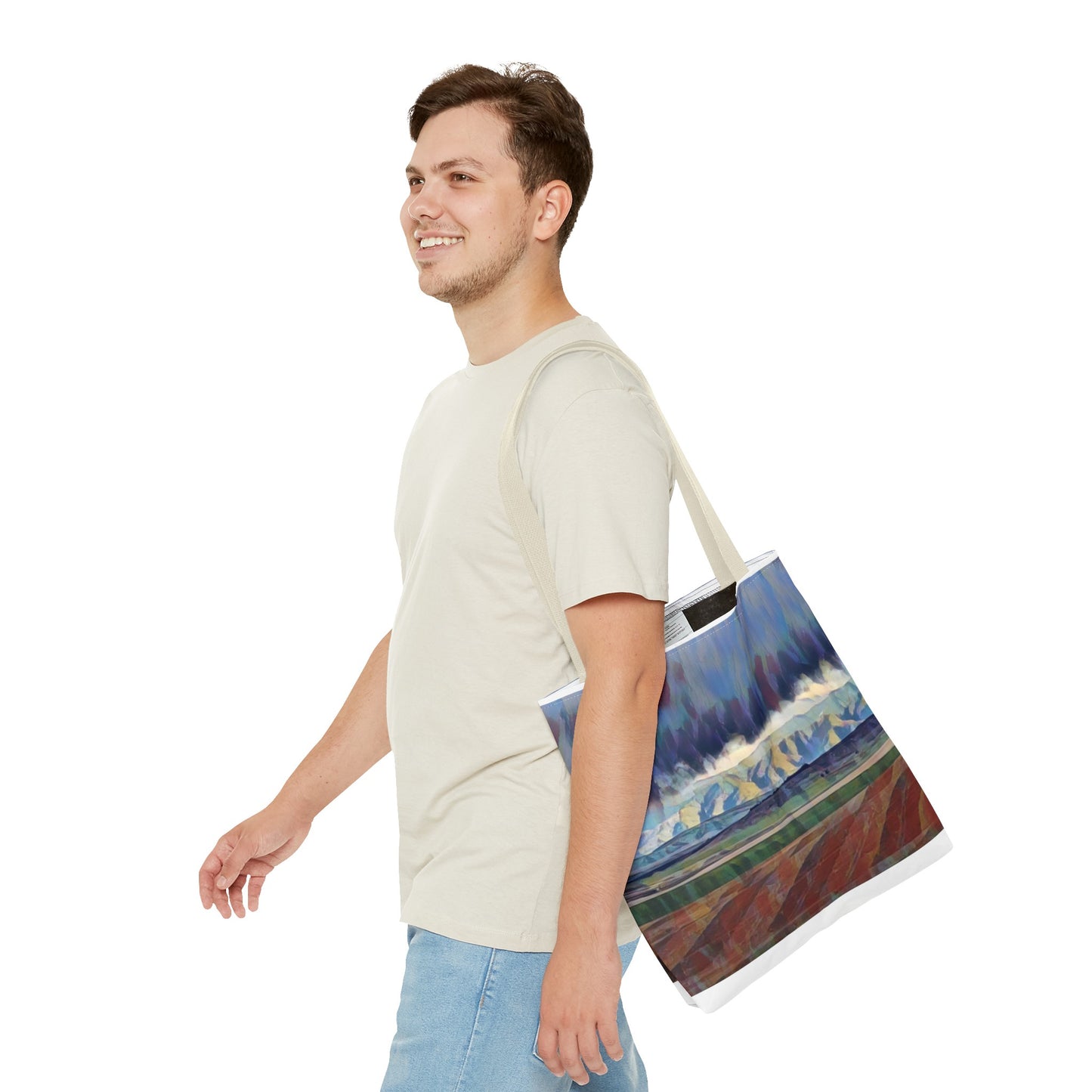 Tote Bag (AOP) ... On-The-Prairie .. "The Storm Is Brewing" ... Central Idaho: November 2023 ... Original Works ...