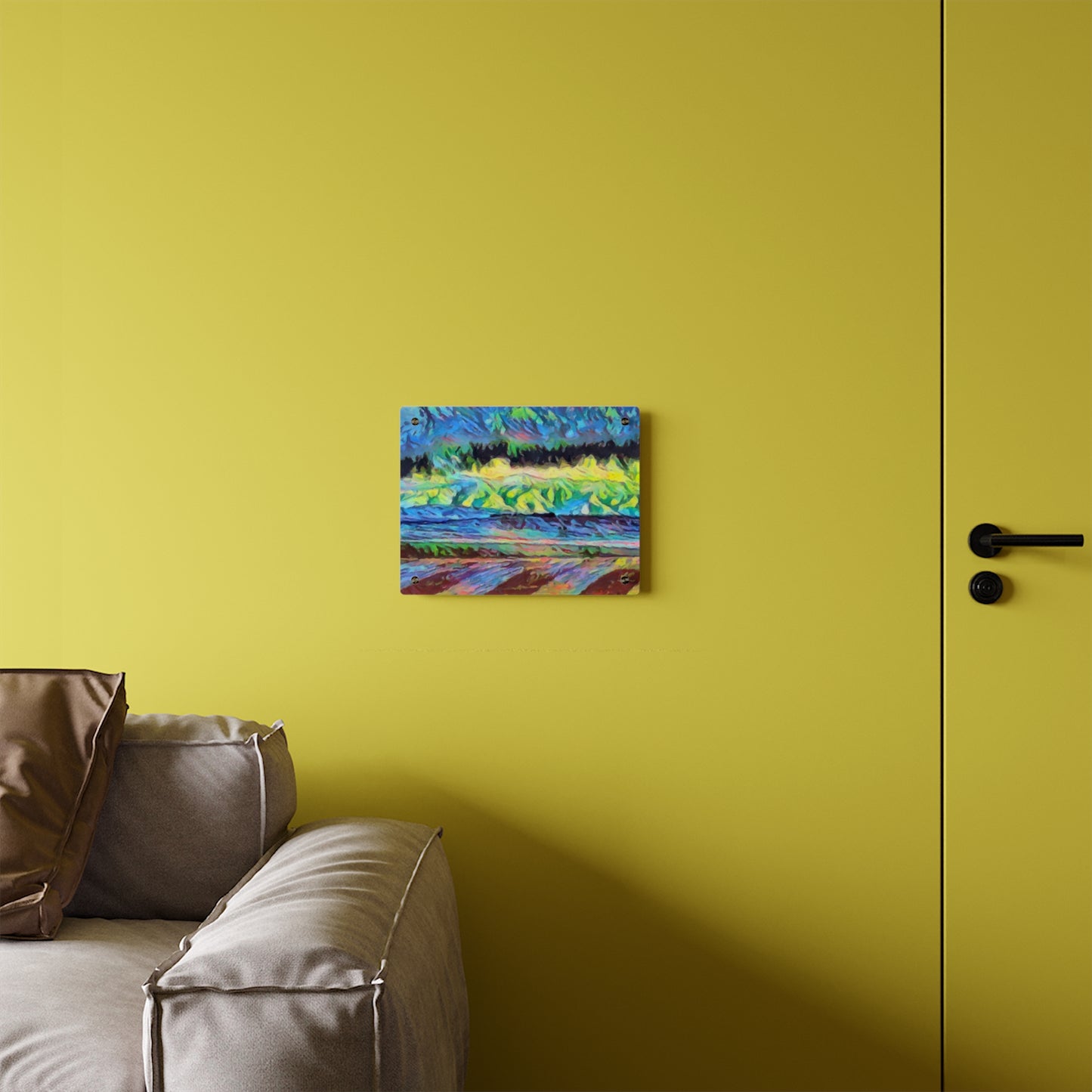 Acrylic Wall Art Panels ... On-The-Prairie .. "The Storm Is Brewing" ... Central Idaho: November 2023 ... Original Works ...