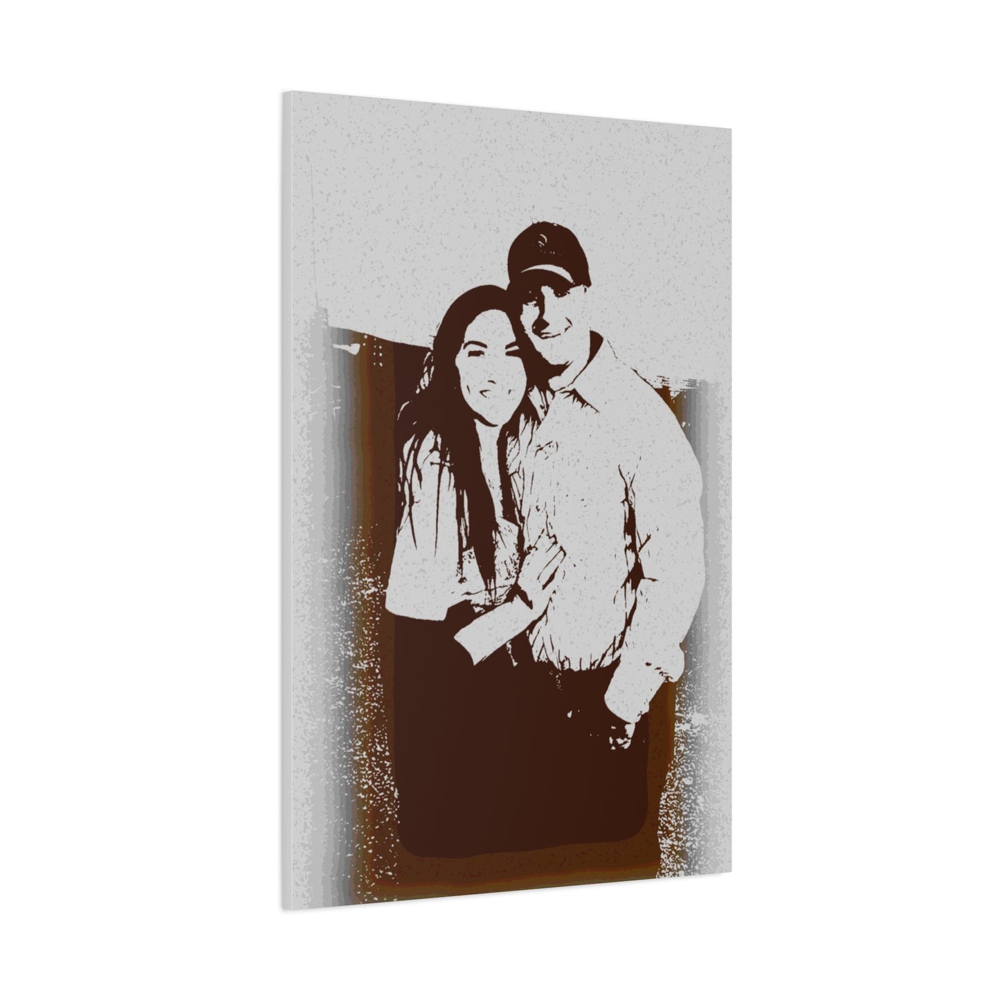 Matte Canvas, Stretched, 1.25" ... "The Best Of Friends" ... Original Works ... December 2023 ... Central Idaho, USA.