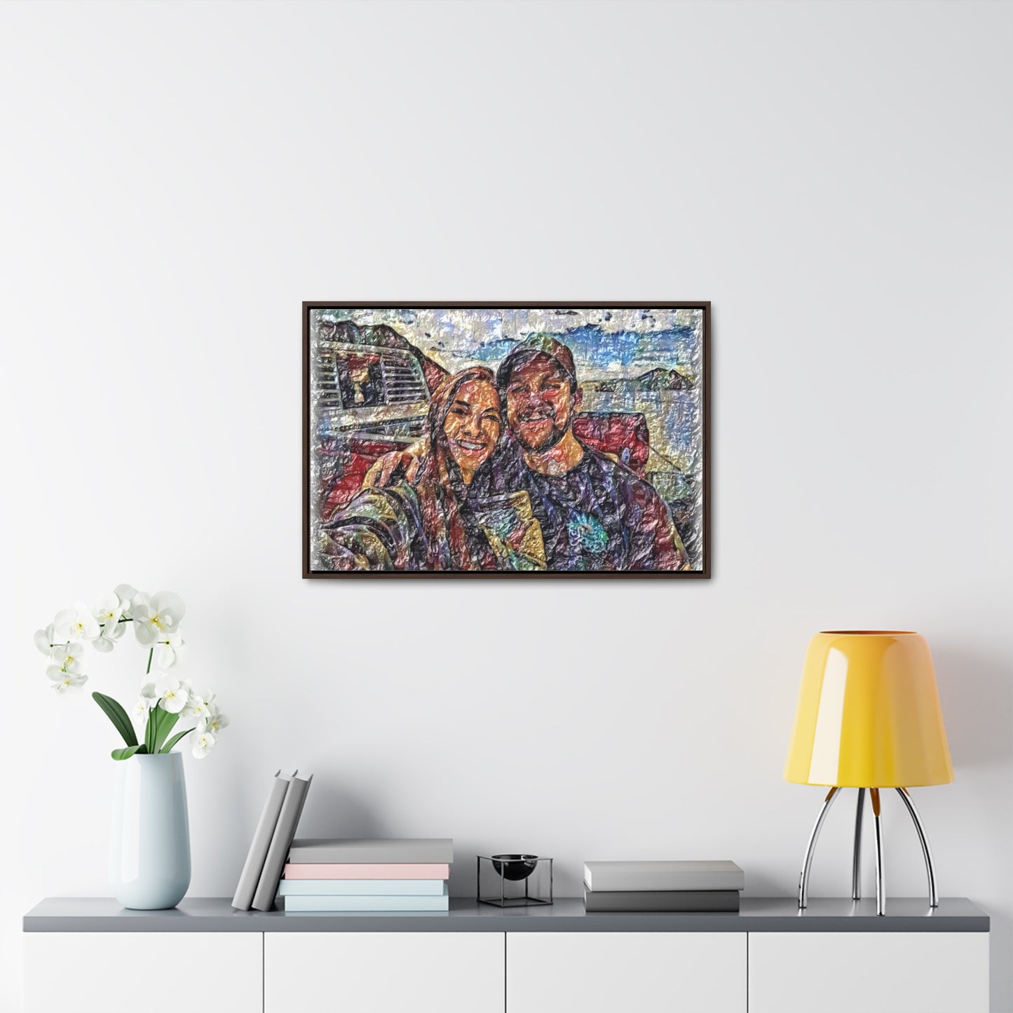 Gallery Canvas Wraps, Horizontal Frame ... "The Best Of Friends" ... Original Works ... December 2023 ... Central Idaho, USA.