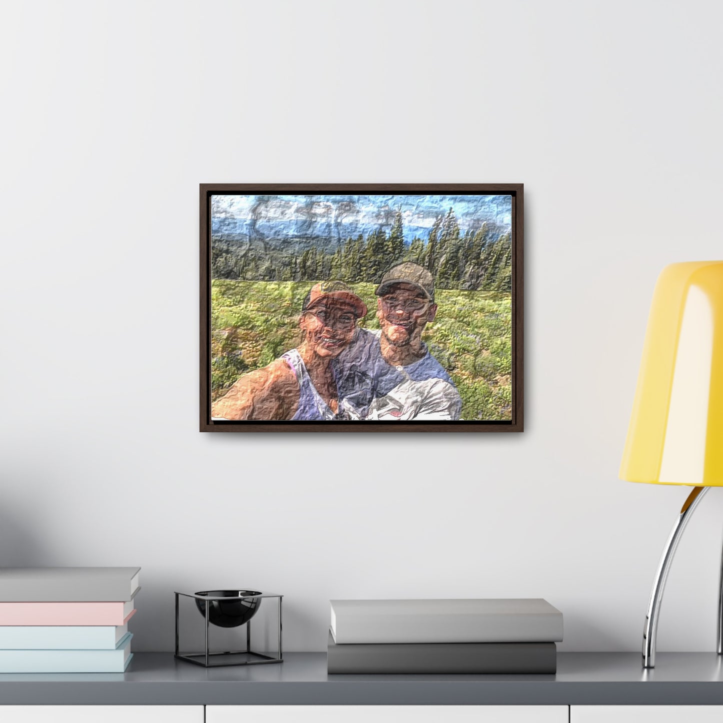 Gallery Canvas Wraps, Horizontal Frame ... "The Best Of Friends" ... Original Works ... December 2023 ... Central Idaho, USA.