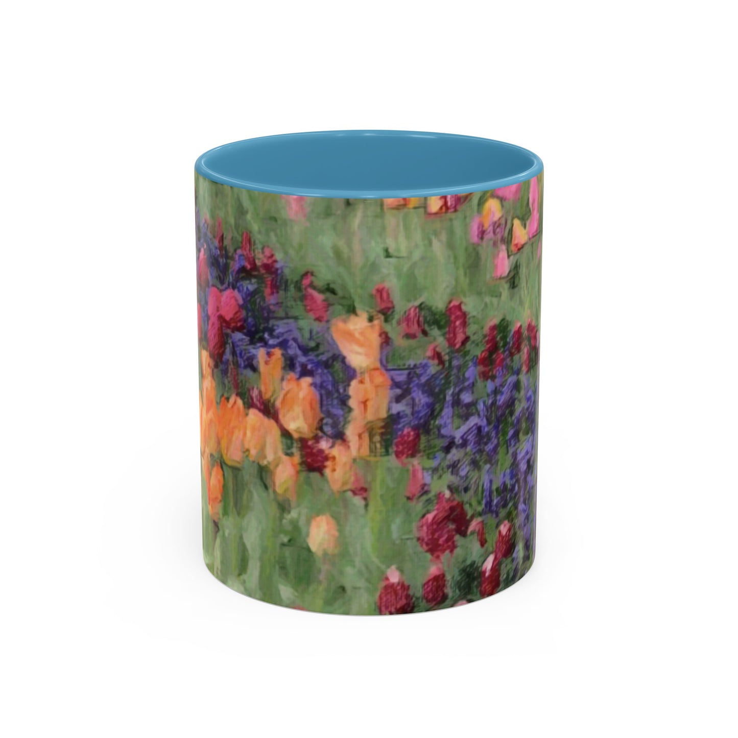 Accent Coffee Mug (11, 15oz) ... Skagit Valley Tulips ... Skagit Valley, Washington ... Family Archives ... Original Works ... Circa 1980's ...