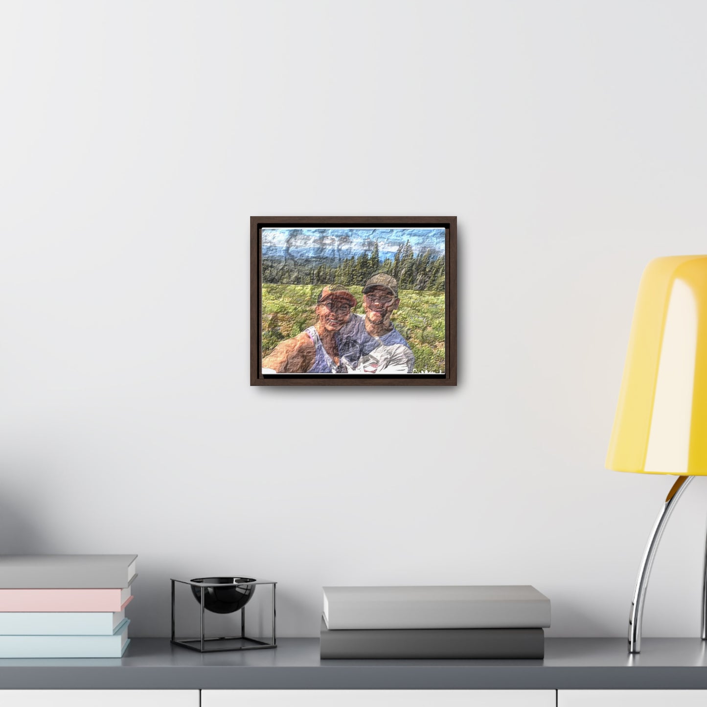 Gallery Canvas Wraps, Horizontal Frame ... "The Best Of Friends" ... Original Works ... December 2023 ... Central Idaho, USA.