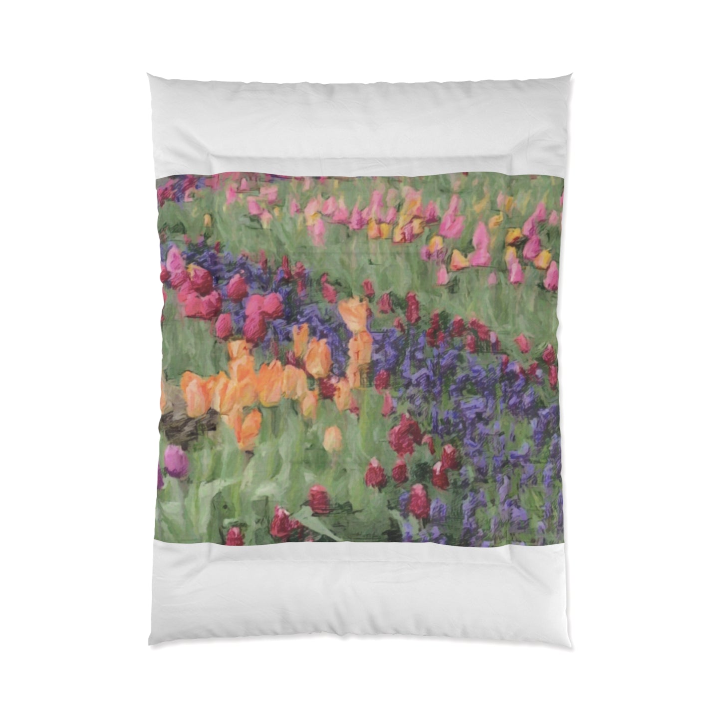 Comforter ... Skagit Valley Tulips ... Skagit Valley, Washington ... Family Archives ... Original Works ... Circa 1980's ...