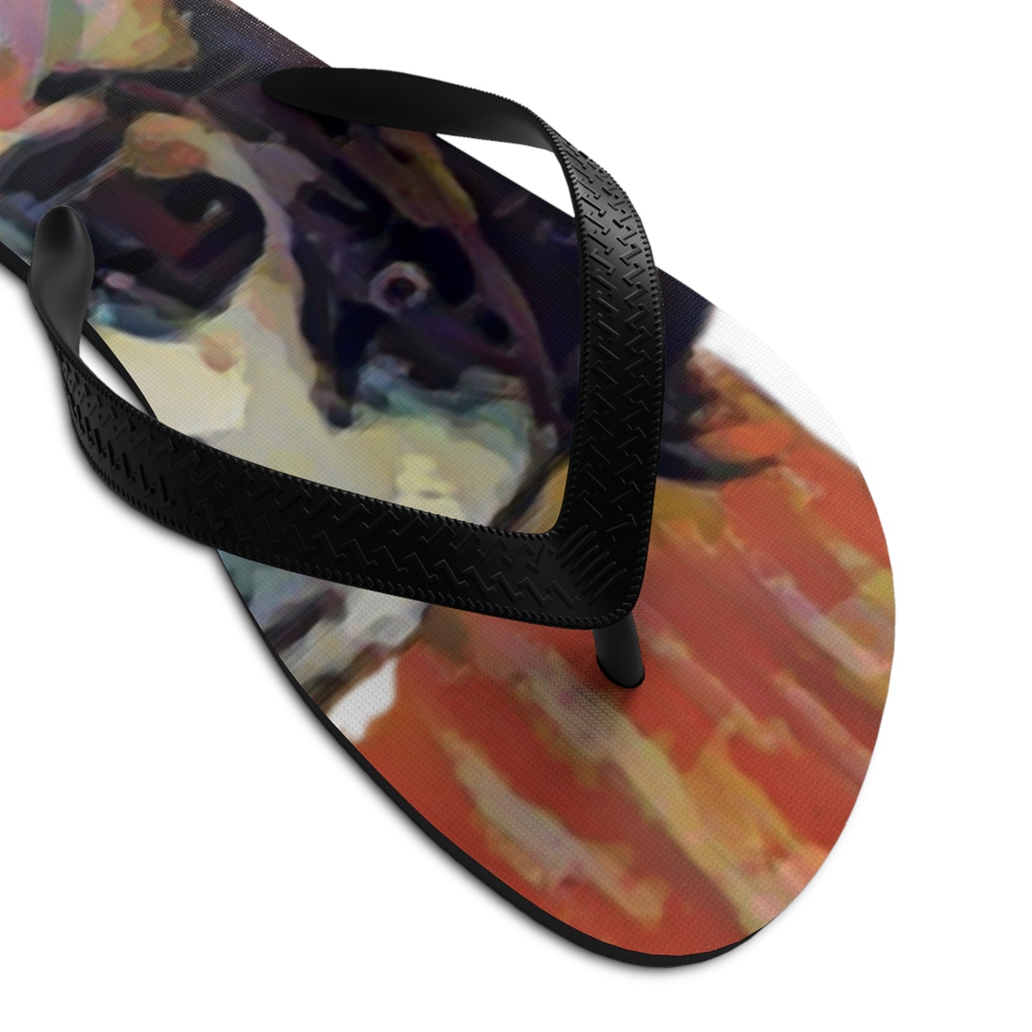 Unisex Flip-Flops ... Ozzy-Hippensteel ... "Don't Cry Now ... Dry-Your_Eyes ... On The Wind". Oriignal Works. May 2023.