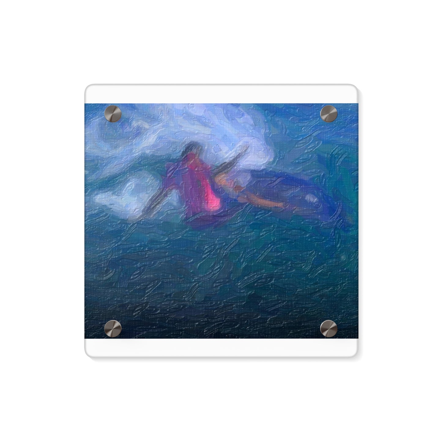 Acrylic Wall Art Panels ... Paris_2024_Surfing Competition-Tahiti_French-Polynesia .... 'Gabriel Medina World Campion Drops-In' ... Original Works ...
