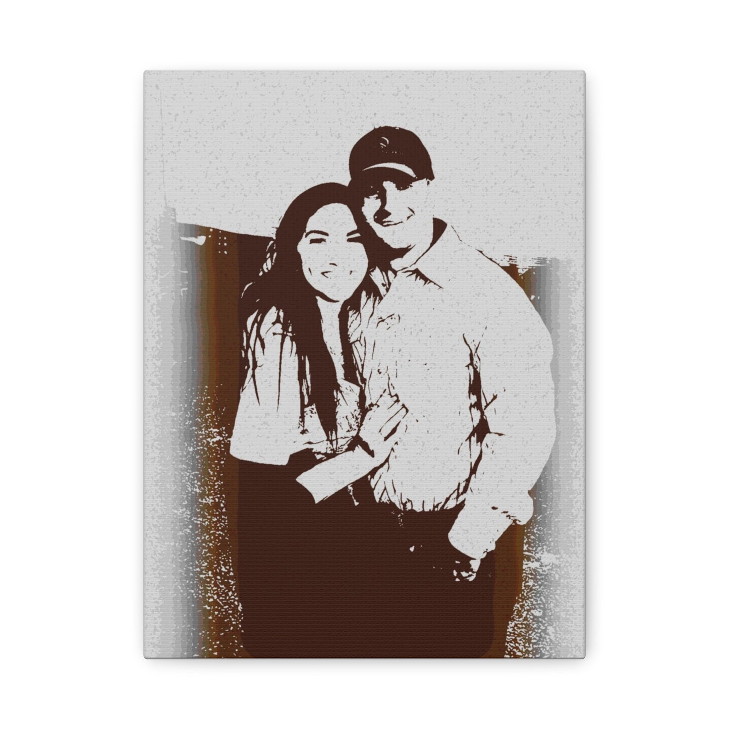 Matte Canvas, Stretched, 1.25" ... "The Best Of Friends" ... Original Works ... December 2023 ... Central Idaho, USA.
