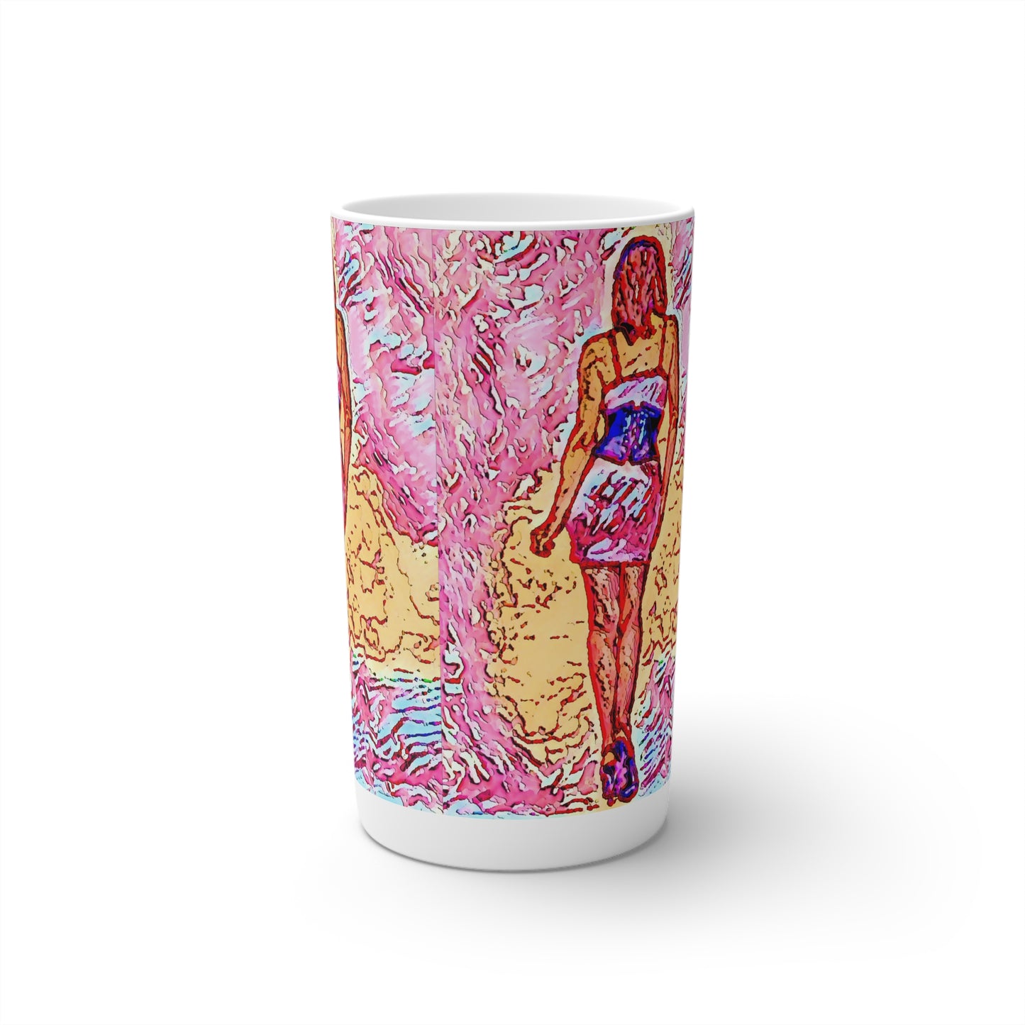 Conical Coffee Mugs (3oz, 8oz, 12oz) ...  I'll Walk 'A-Hundred-Miles' In Stilettos ... Original Works ... June 2023. Central Idaho, USA ...