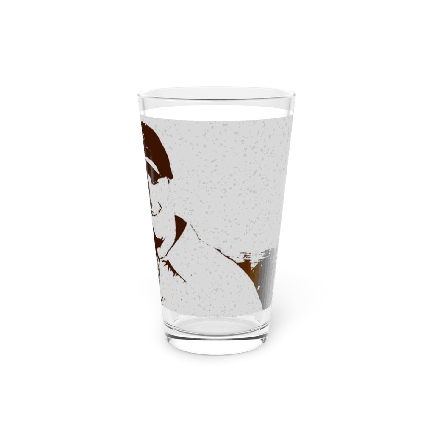 Pint Glass, 16oz ... "The Best Of Friends" ... Original Works ... December 2023 ... Central Idaho, USA.