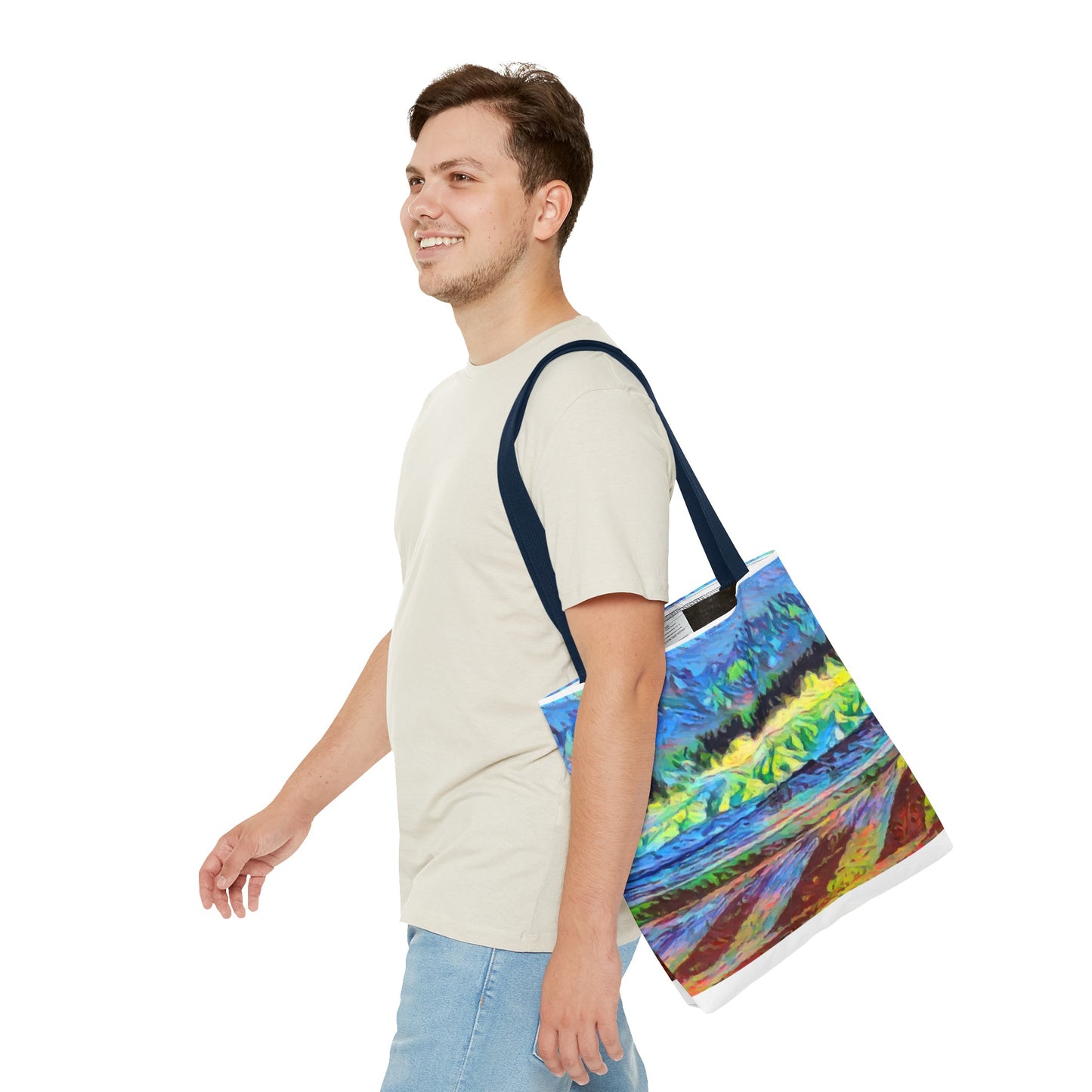 Tote Bag (AOP) ... On-The-Prairie .. "The Storm Is Brewing" ... Central Idaho: November 2023 ... Original Works ...