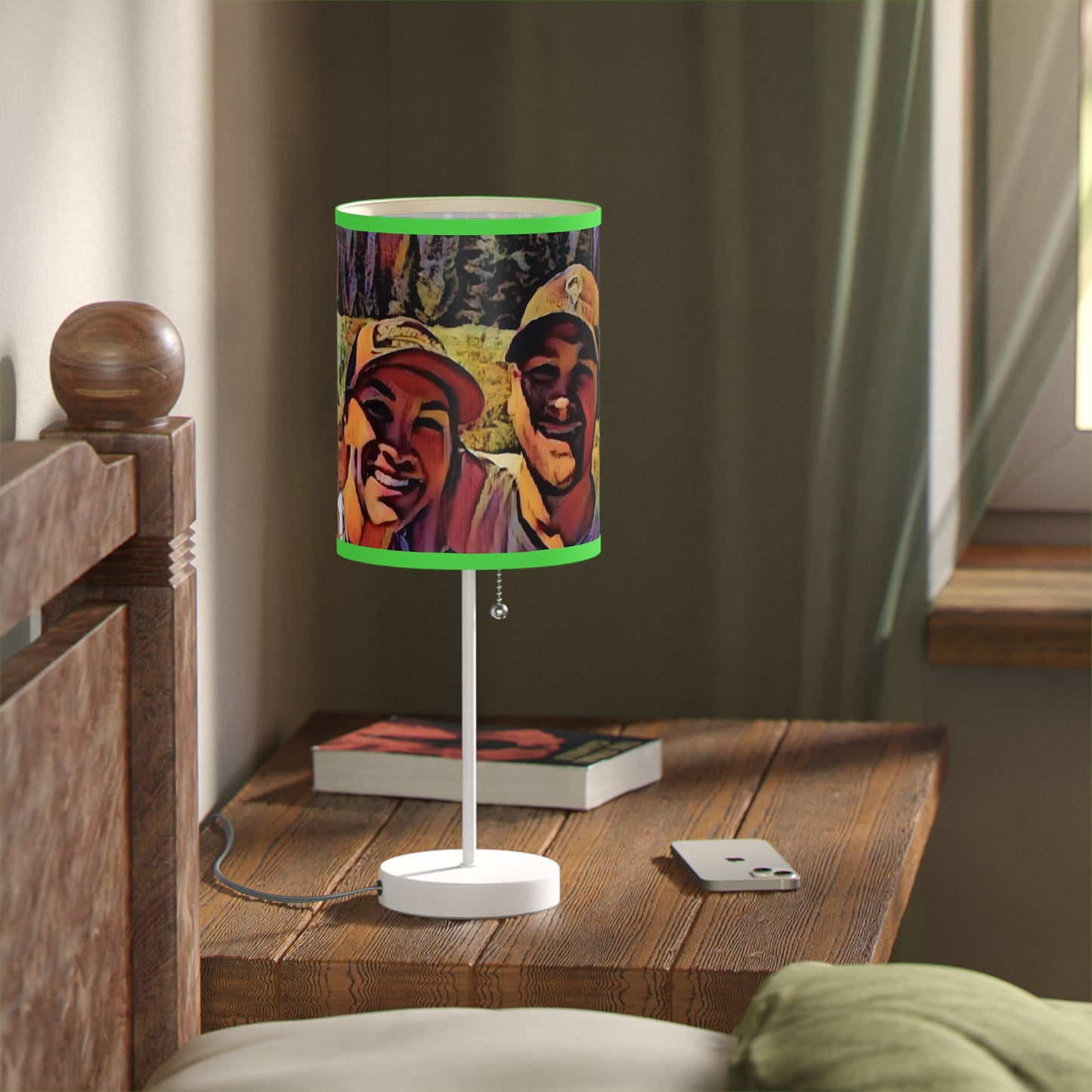 Lamp on a Stand, US|CA plug ... "The Best Of Friends" ... Original Works ... December 2023 ... Central Idaho, USA.
