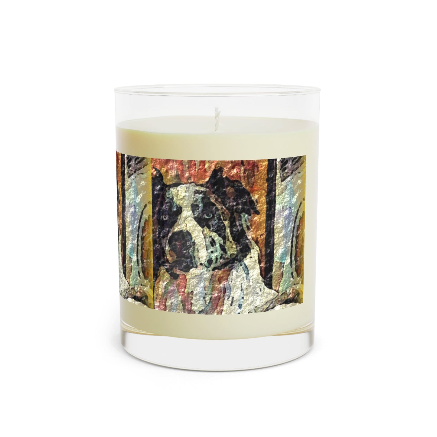 Scented Candle - Full Glass, 11oz ... Ozzy-Hippensteel ... "Don't Cry Now ... Dry-Your-Eyes ... On-The-Wind". Original Works. May 2023.