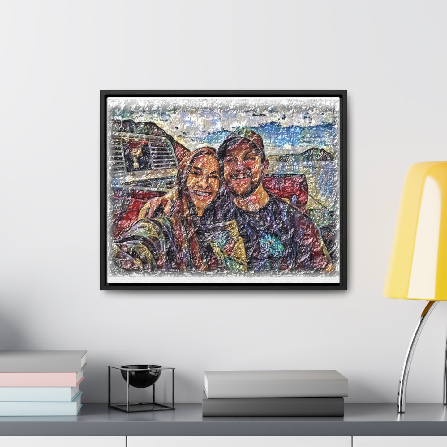 Gallery Canvas Wraps, Horizontal Frame ... "The Best Of Friends" ... Original Works ... December 2023 ... Central Idaho, USA.
