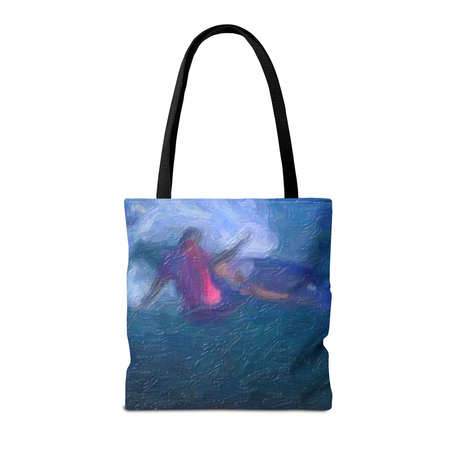 Tote Bag (AOP) ... Paris_2024_Surfing Competition-Tahiti_French-Polynesia .... 'Gabriel Medina World Campion Drops-In' ... Original Works ...