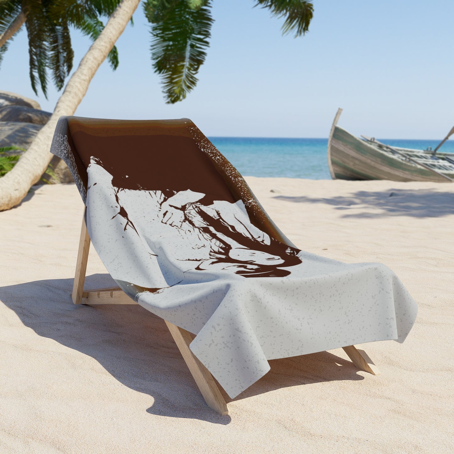 Beach Towel ... "The Best Of Friends" ... Original Works ... December 2023 ... Central Idaho, USA.