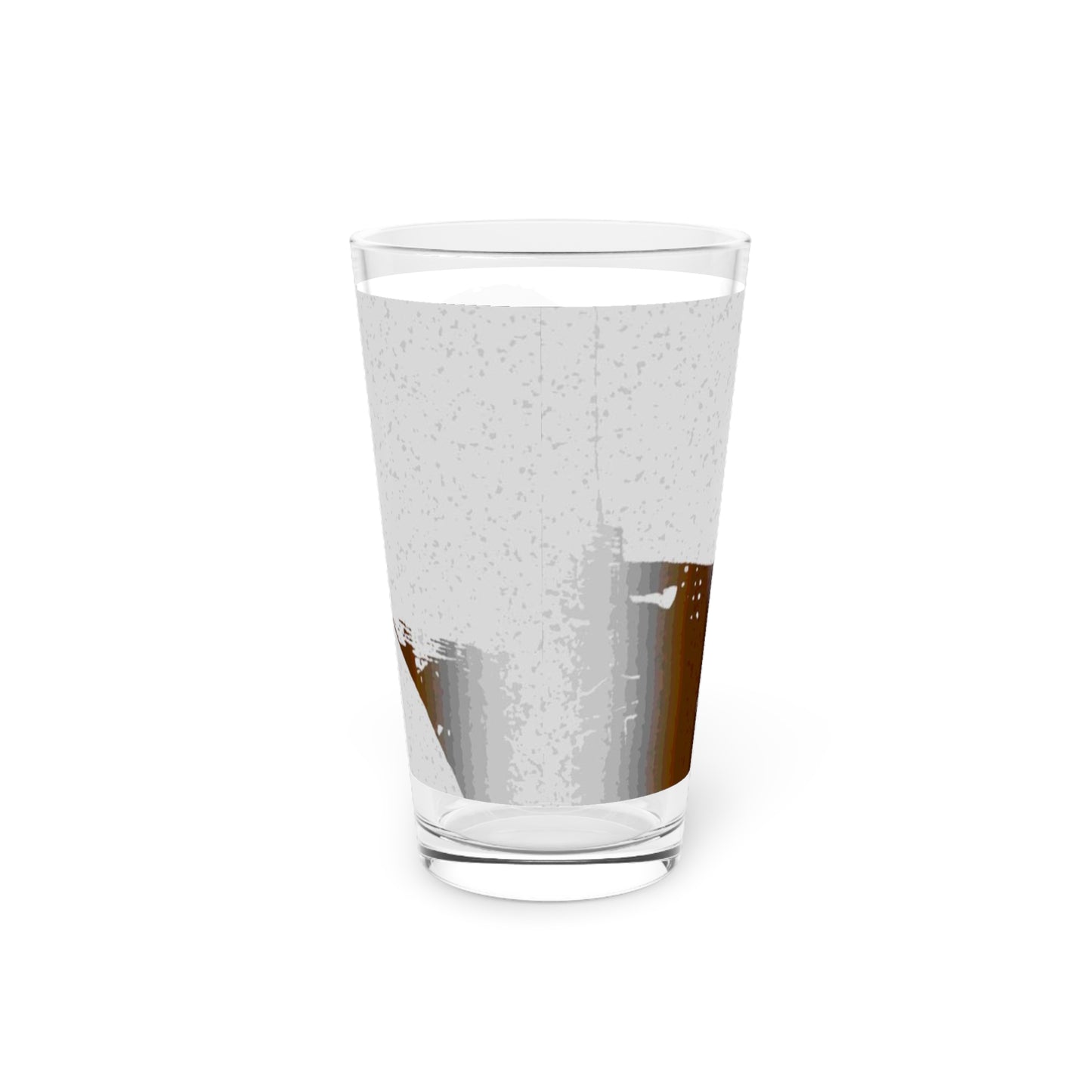 Pint Glass, 16oz ... "The Best Of Friends" ... Original Works ... December 2023 ... Central Idaho, USA.