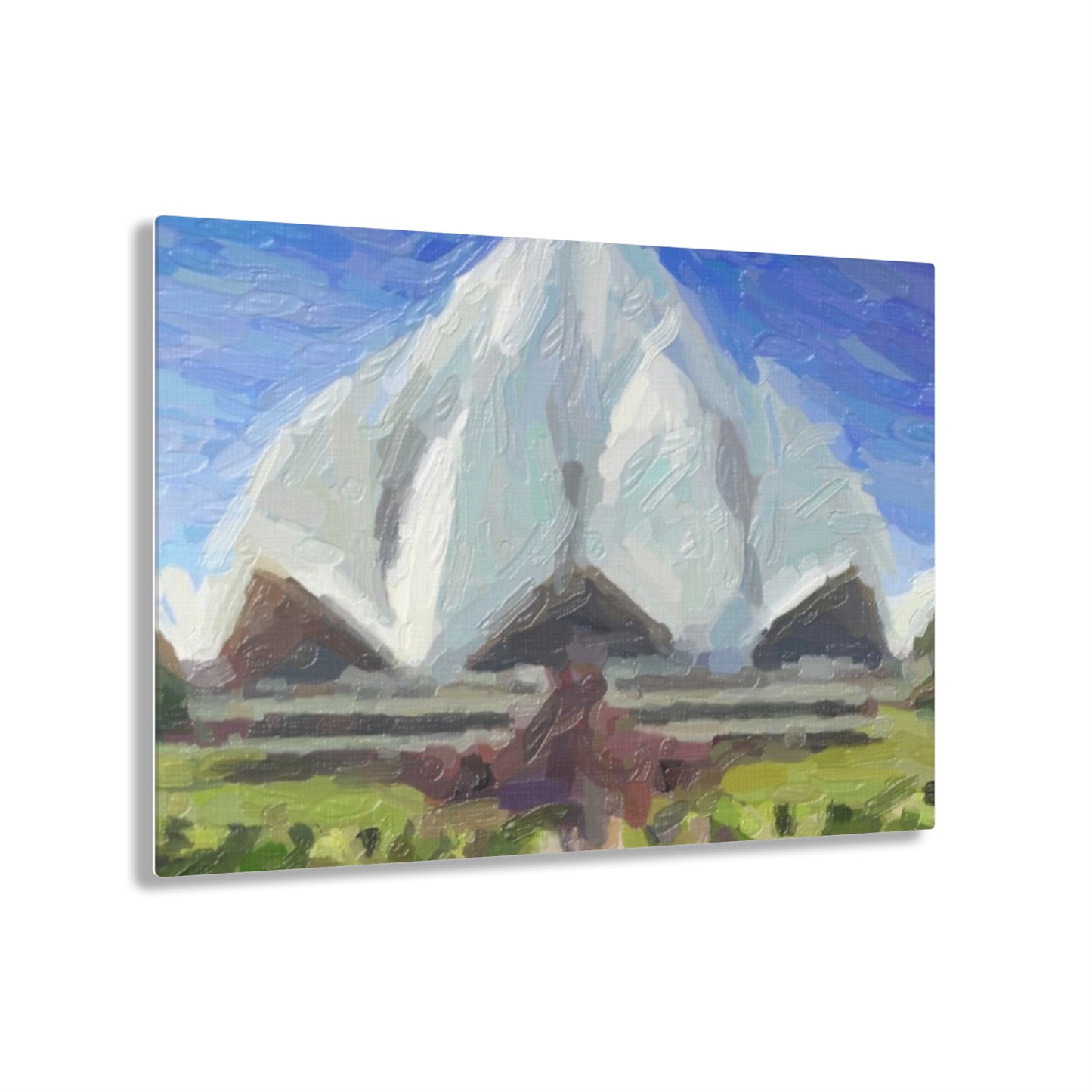 Acrylic Prints ... Bahai'i-House-Of-Worship ... "New Delhi's World-Famous Lotus Temple" ... Original Works ...  Delhi, India: Circa 2003-2007 ...