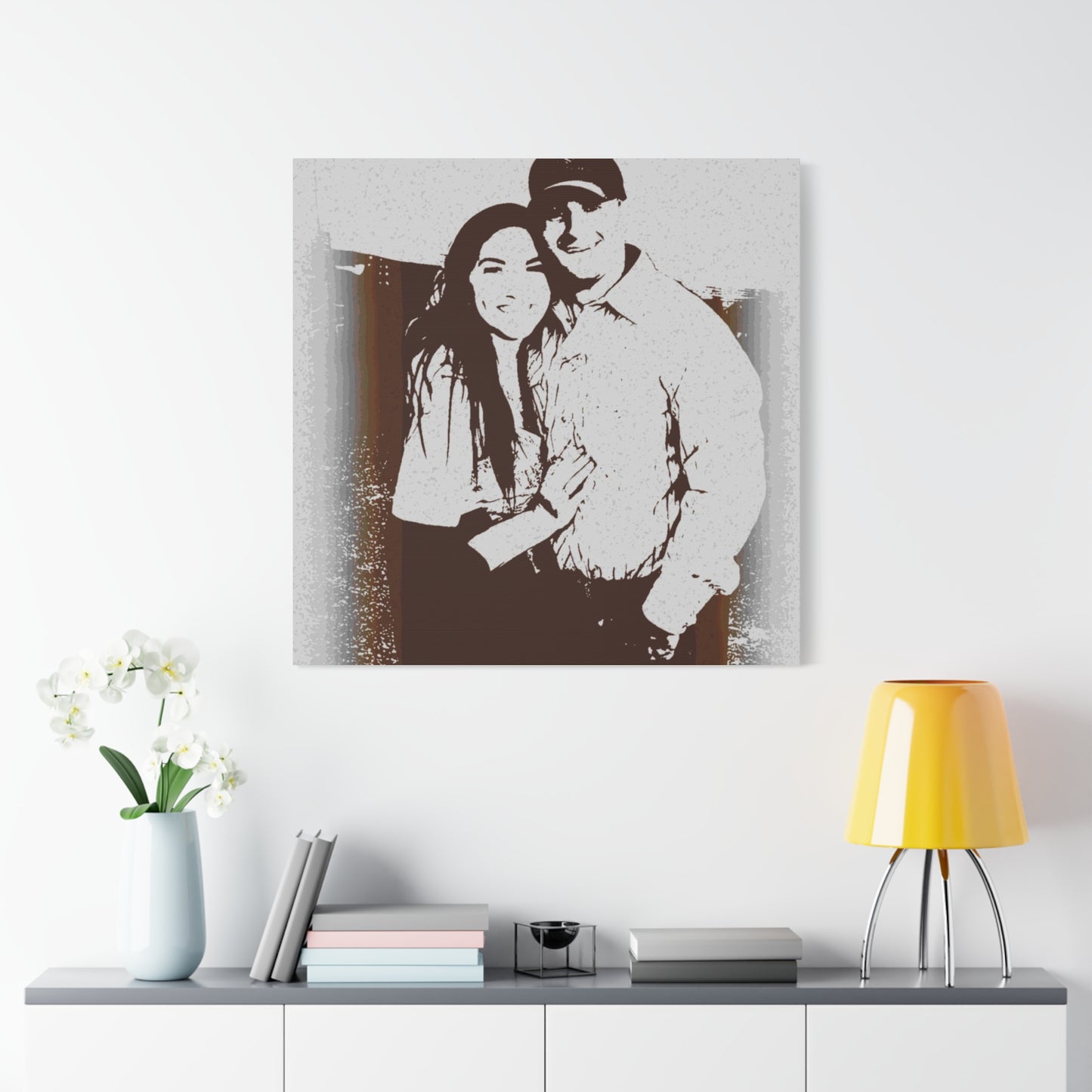 Matte Canvas, Stretched, 1.25" ... "The Best Of Friends" ... Original Works ... December 2023 ... Central Idaho, USA.