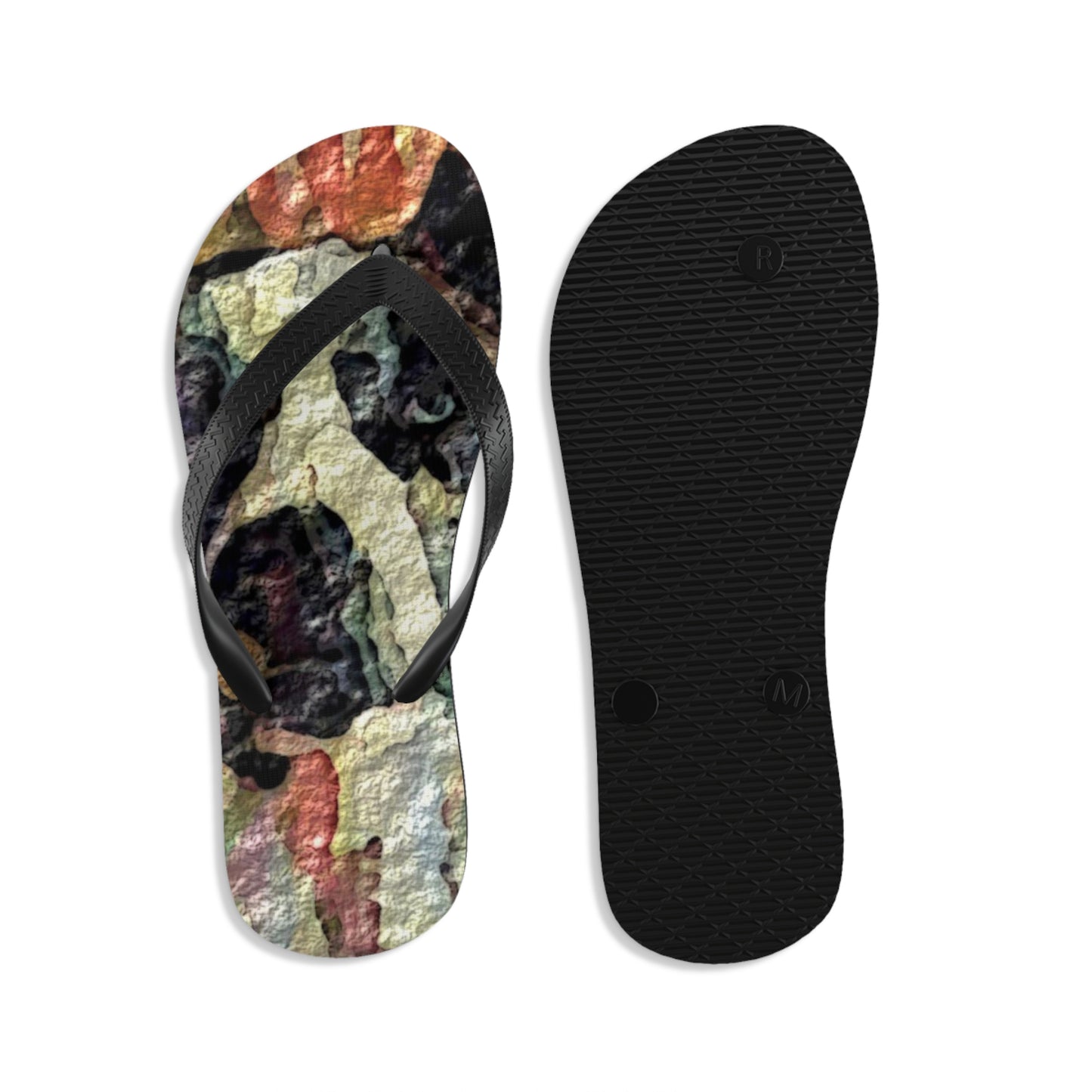 Unisex Flip-Flops ... Ozzy-Hippensteel ... "Don't Cry Now ... Dry-Your_Eyes ... On The Wind". Oriignal Works. May 2023.
