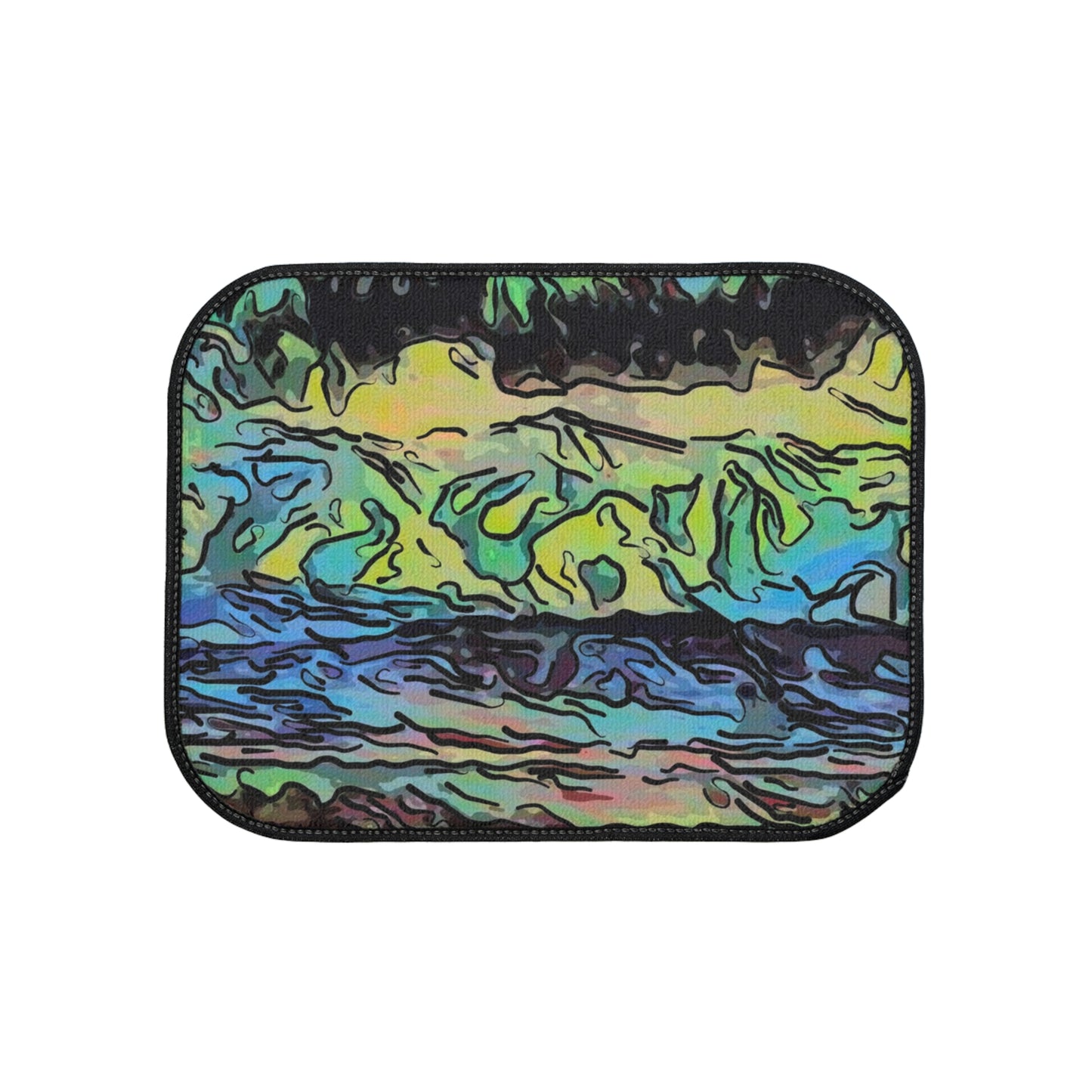 Car Floor Mats, 1pc ... On-The-Prairie .. "The Storm Is Brewing" ... Central Idaho: November 2023 ... Original Works ...