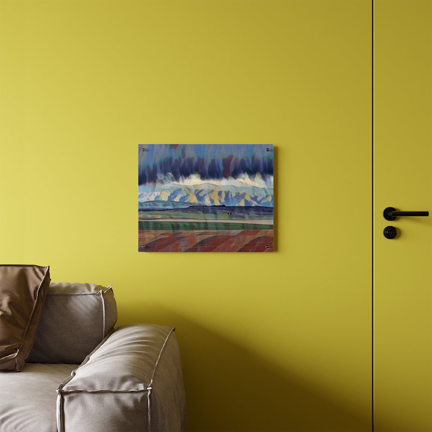 Acrylic Wall Art Panels ... On-The-Prairie .. "The Storm Is Brewing" ... Central Idaho: November 2023 ... Original Works ...