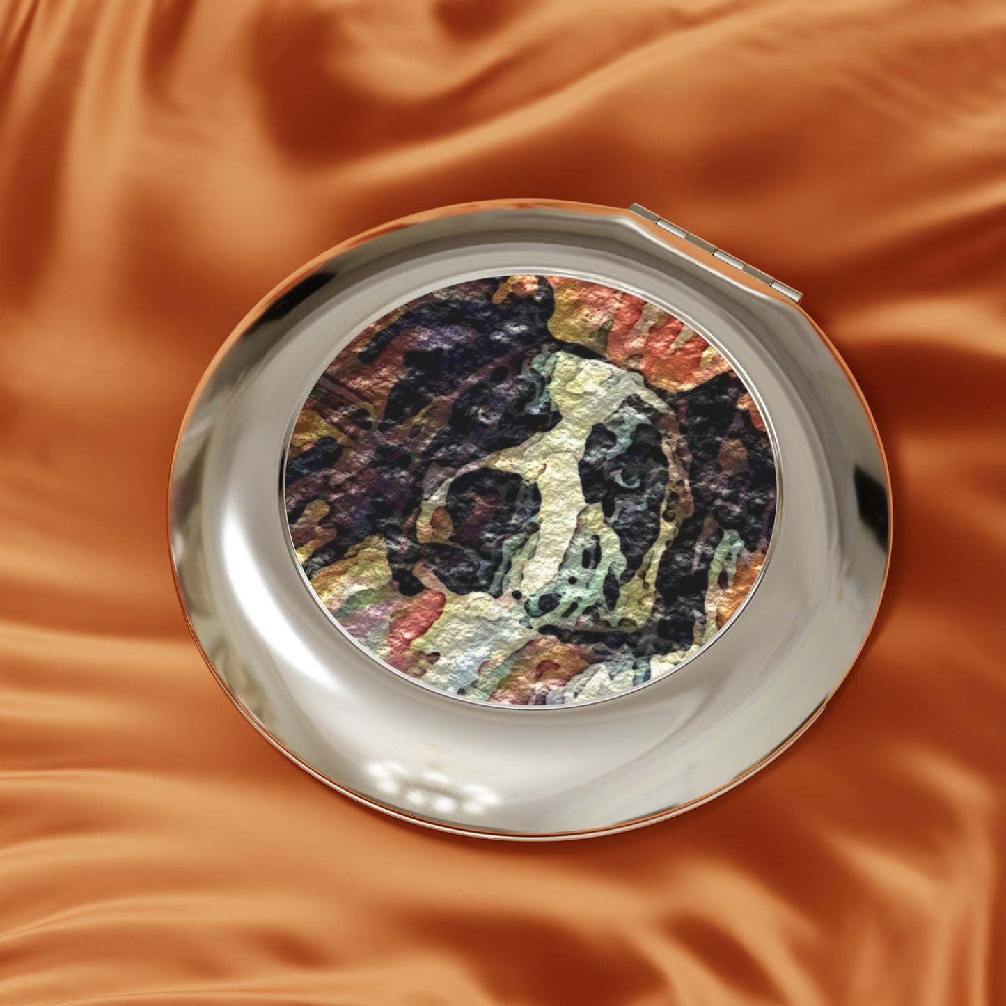 Compact Travel Mirro ... Ozzy-Hippensteel ... "Don't Cry Now ... Dry-Your-Eyes ... On-The-Wind". Original Works. May 2023.