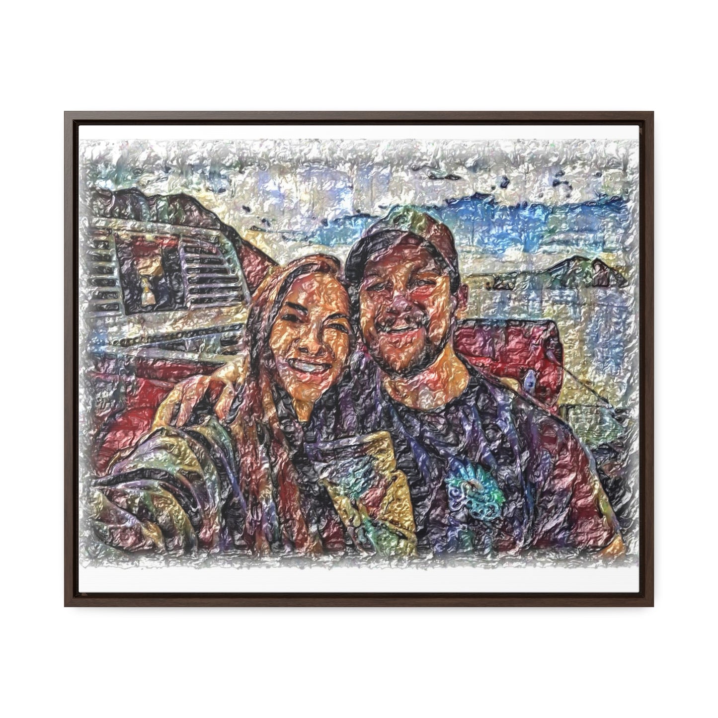 Gallery Canvas Wraps, Horizontal Frame ... "The Best Of Friends" ... Original Works ... December 2023 ... Central Idaho, USA.