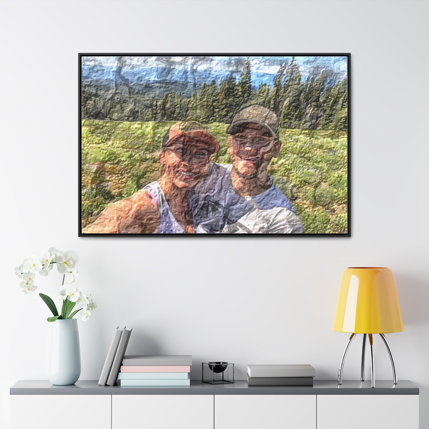 Gallery Canvas Wraps, Horizontal Frame ... "The Best Of Friends" ... Original Works ... December 2023 ... Central Idaho, USA.