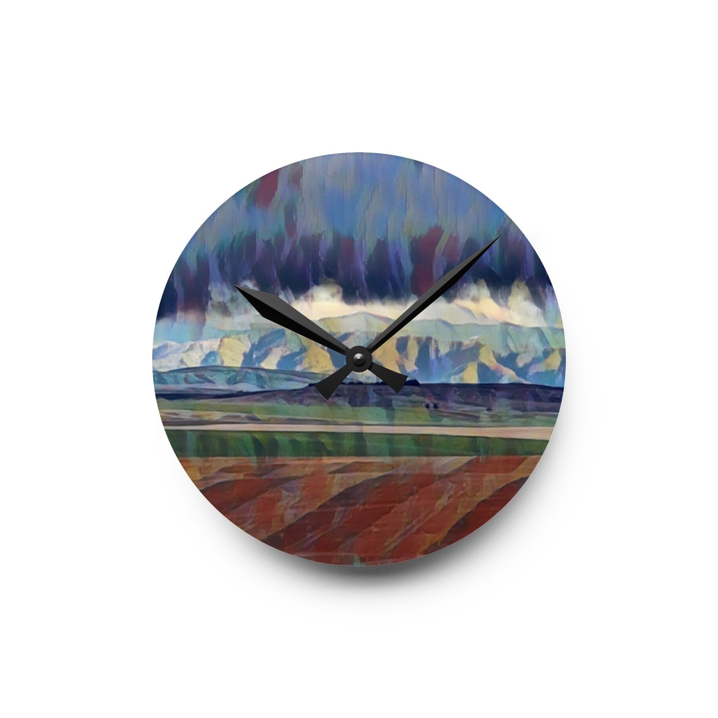 Acrylic Wall Clock. ... On-The-Prairie .. "The Storm Is Brewing" ... Central Idaho: November 2023 ... Original Works ...