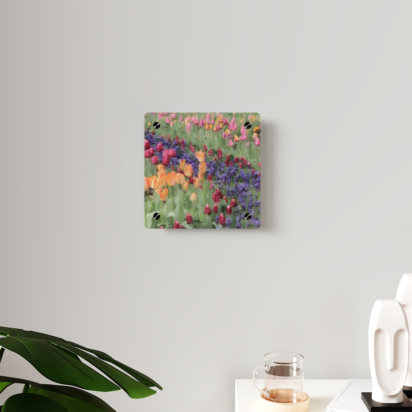 Acrylic Wall Art Panels ... Skagit Valley Tulips ... Skagit Valley, Washington ... Family Archives ... Original Works ... Circa 1980's ...
