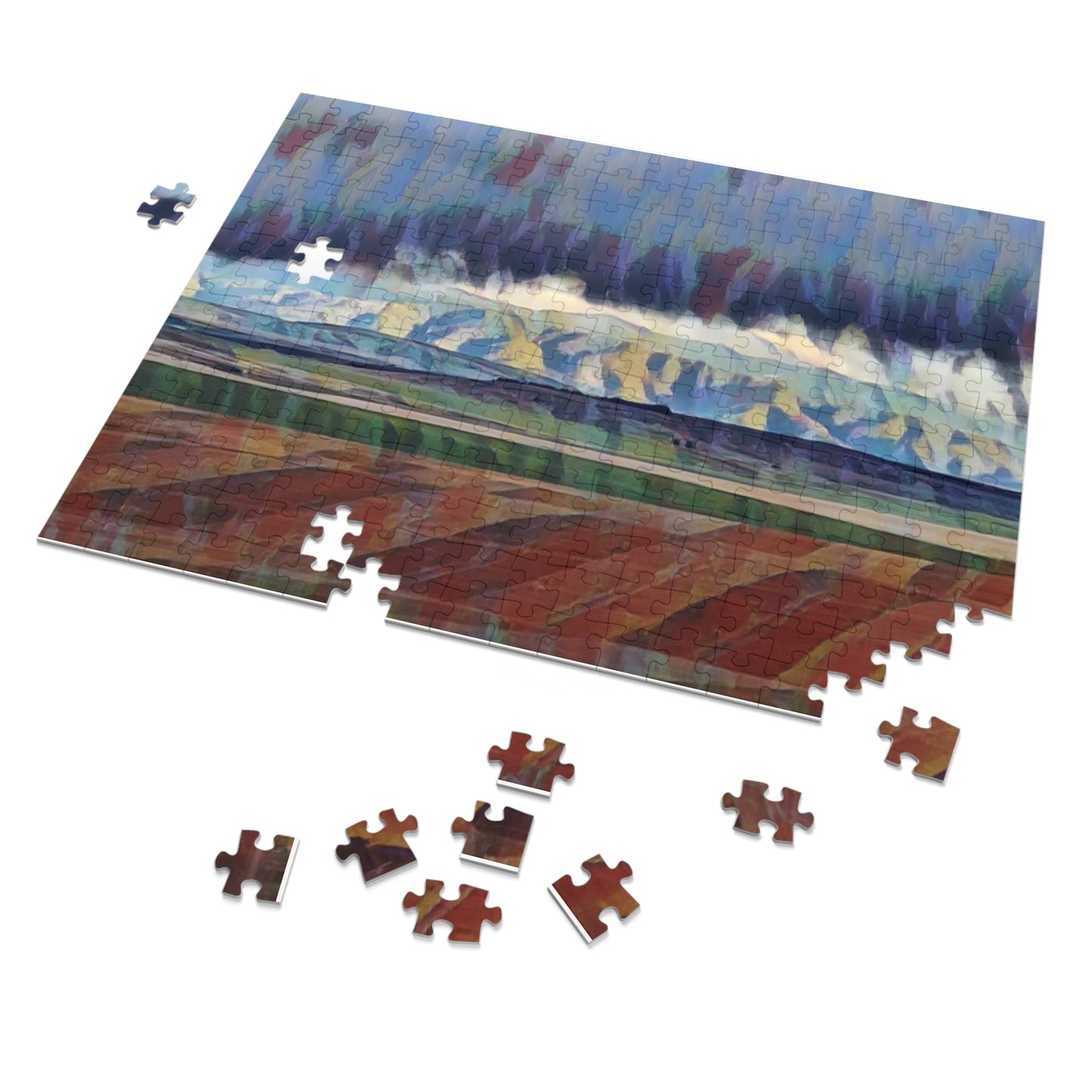 Jigsaw Puzzle (30, 110, 252, 500,1000-Piece) ... On-The-Prairie .. "The Storm Is Brewing" ... Central Idaho: November 2023 ... Original Works ...