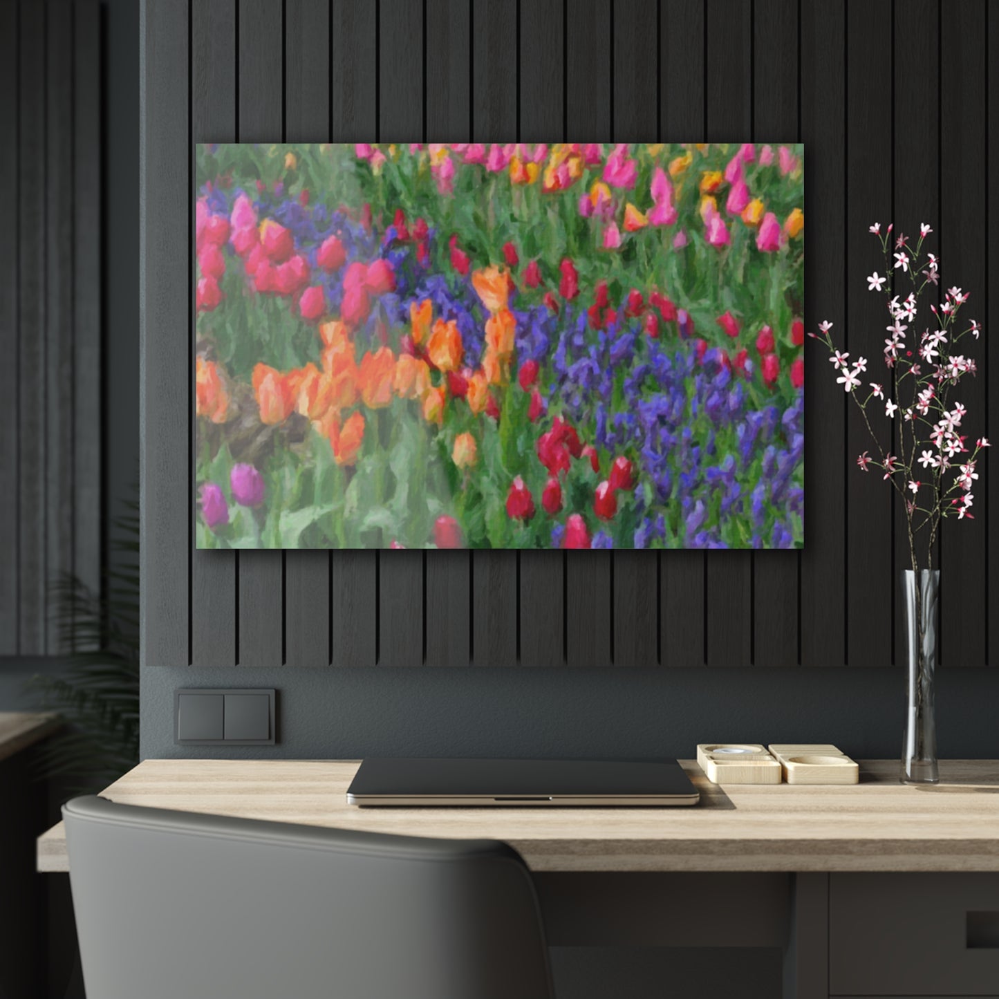Acrylic Prints ... Skagit Valley Tulips ... Skagit Valley, Washington ... Family Archives ... Original Works ... Circa 1980's ...