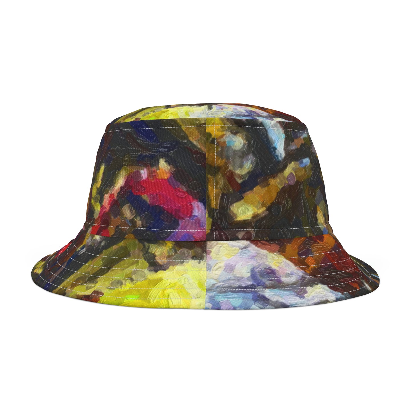 Bucket Hat (AOP) ... Pioneer Square & Gross Du Mardi (Fat Tuesday) ... Iron Gazebo, Pioneer Square, Seattle, Washington ... Circa 2011 ... Original Works ...
