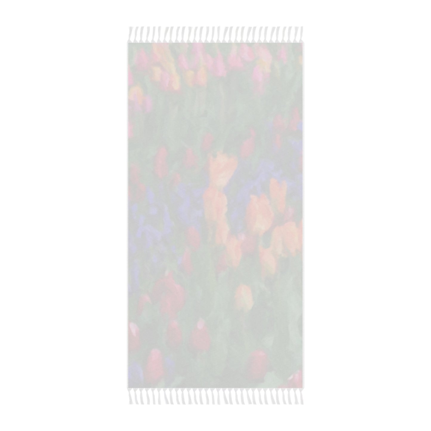 Boho Beach Cloth ... Skagit Valley Tulips ... Skagit Valley, Washington ... Family Archives ... Original Works ... Circa 1980's ...