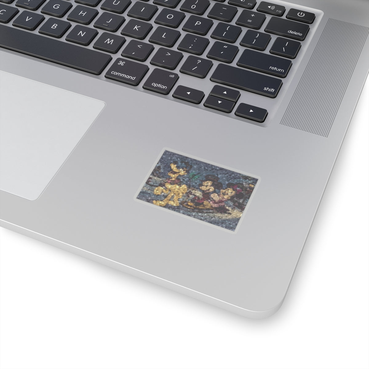 Kiss-Cut Stickers ... Mickey_N_Minnie Mouse & Pluto ... "A Winter Sleigh Ride" ... Original Works. Winter 2023 ...