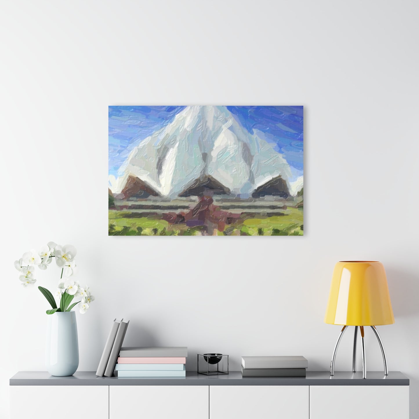 Acrylic Prints (French Cleat Hanging) ... Bahai'i-House-Of-Worship ... "New Delhi's World-Famous Lotus Temple" ... Original Works ... Delhi, India: Circa 2003-2007 ...