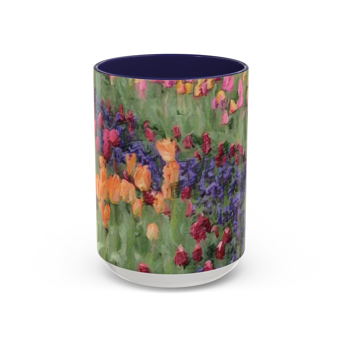 Accent Coffee Mug (11, 15oz) ... Skagit Valley Tulips ... Skagit Valley, Washington ... Family Archives ... Original Works ... Circa 1980's ...