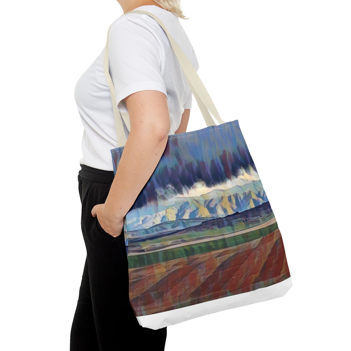 Tote Bag (AOP) ... On-The-Prairie .. "The Storm Is Brewing" ... Central Idaho: November 2023 ... Original Works ...