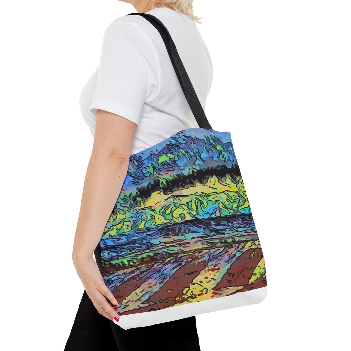 Tote Bag (AOP) ... On-The-Prairie .. "The Storm Is Brewing" ... Central Idaho: November 2023 ... Original Works ...