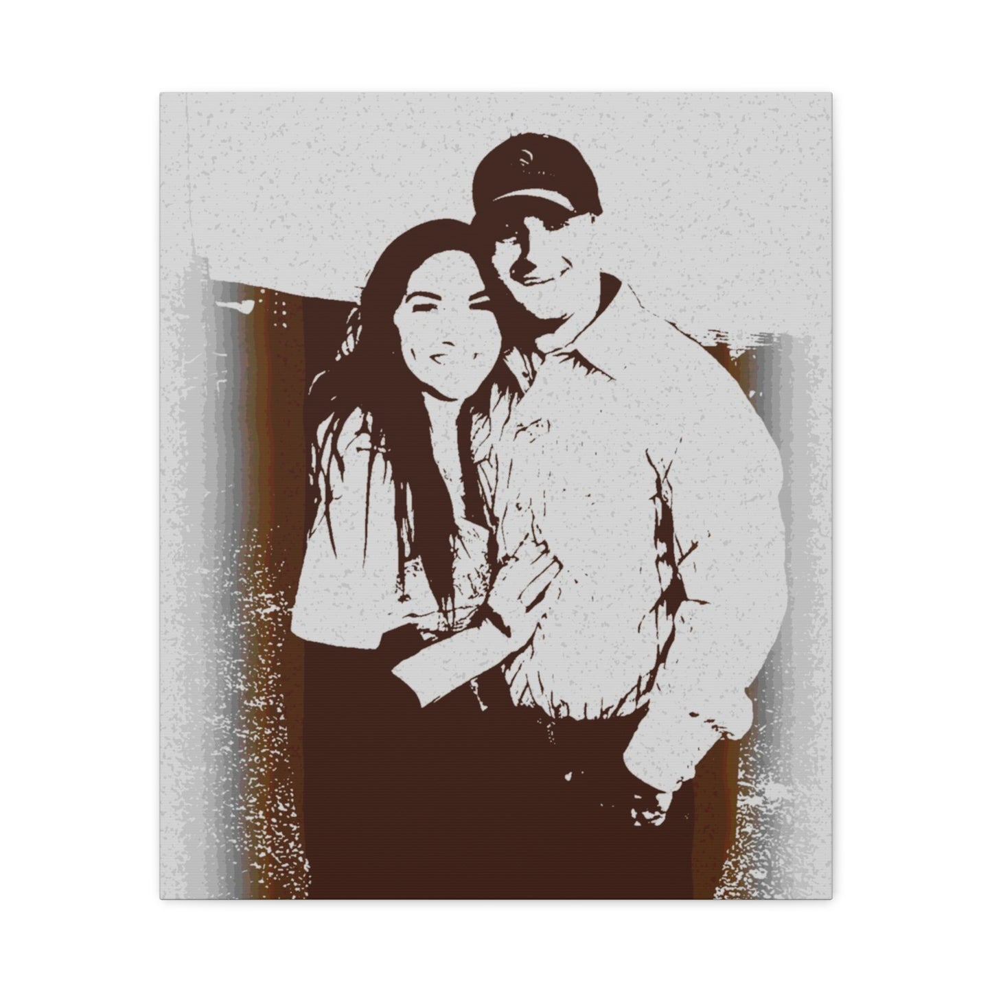 Matte Canvas, Stretched, 1.25" ... "The Best Of Friends" ... Original Works ... December 2023 ... Central Idaho, USA.