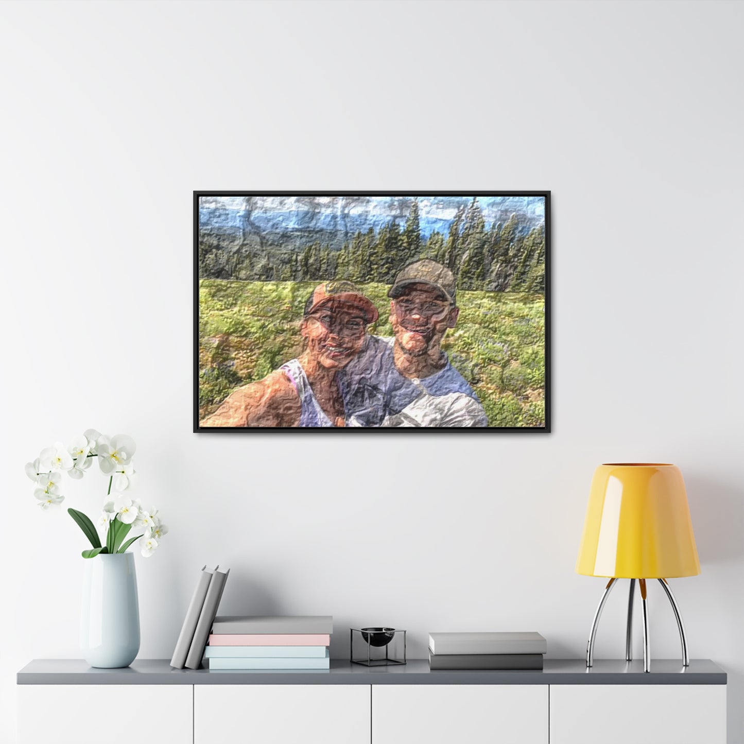 Gallery Canvas Wraps, Horizontal Frame ... "The Best Of Friends" ... Original Works ... December 2023 ... Central Idaho, USA.