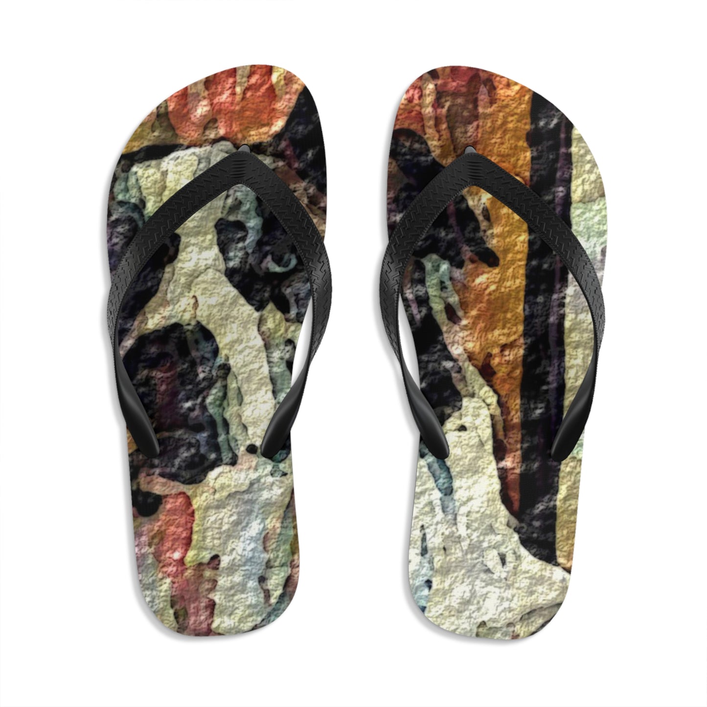 Unisex Flip-Flops ... Ozzy-Hippensteel ... "Don't Cry Now ... Dry-Your_Eyes ... On The Wind". Oriignal Works. May 2023.