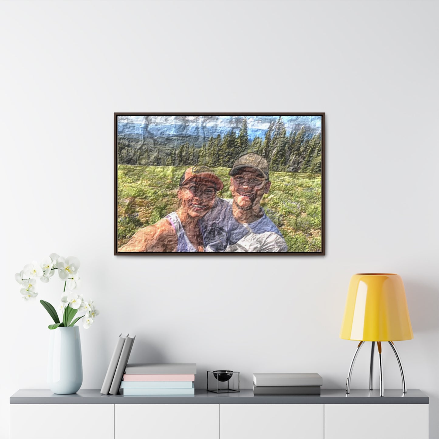 Gallery Canvas Wraps, Horizontal Frame ... "The Best Of Friends" ... Original Works ... December 2023 ... Central Idaho, USA.