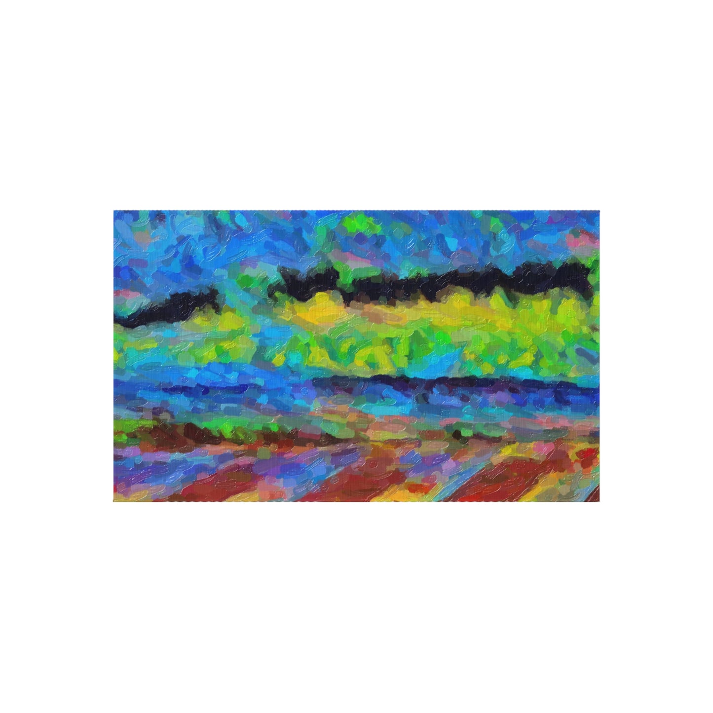 Outdoor Rug ... On-The-Prairie .. "The Storm Is Brewing" ... Central Idaho: November 2023 ... Original Works  ...