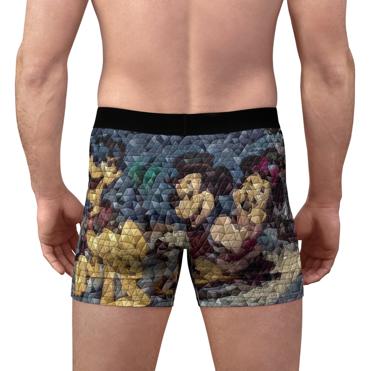 Men's Boxer Briefs (AOP) ... Mickey_N_Minnie Mouse & Pluto ... "A Winter Sleigh Ride" ... Original Works. Winter 2023 ...