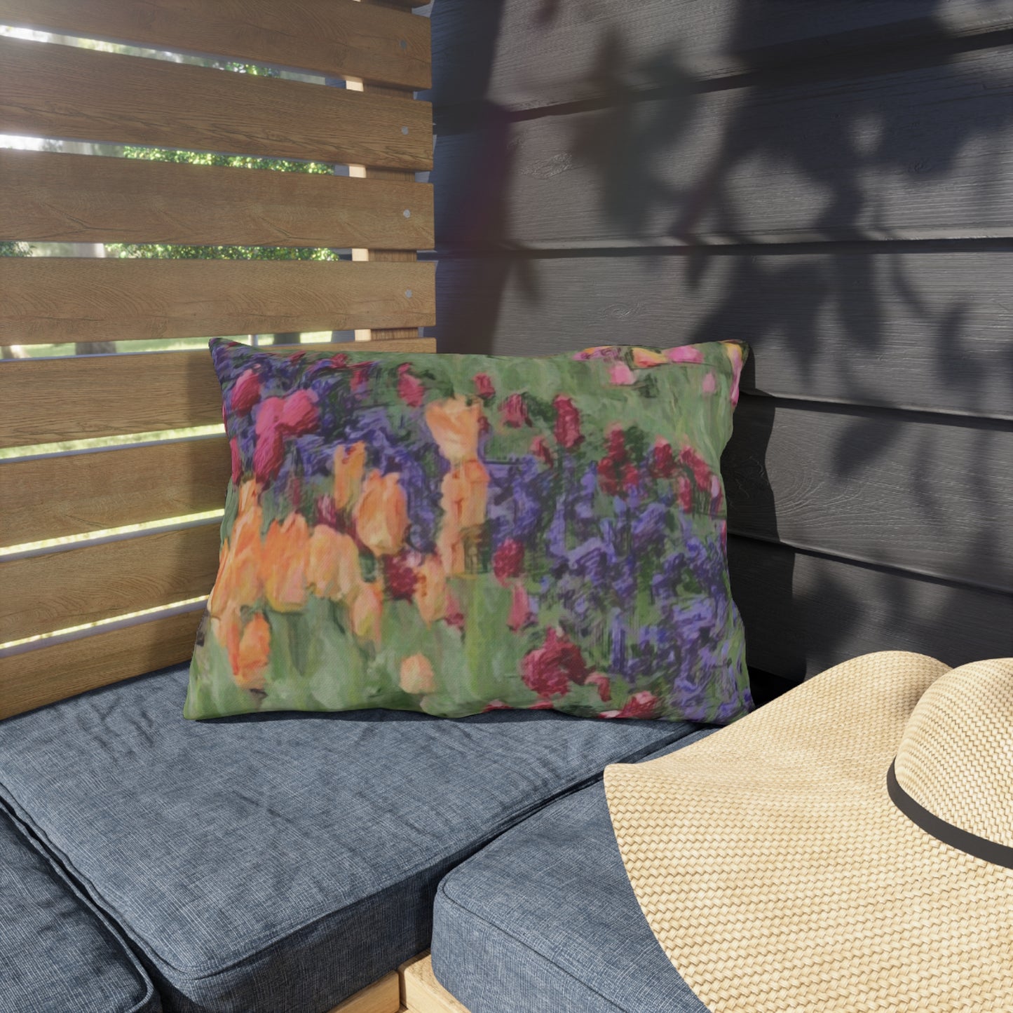Outdoor Pillows ... Skagit Valley Tulips ... Skagit Valley, Washington ... Family Archives ... Original Works ... Circa 1980's ...