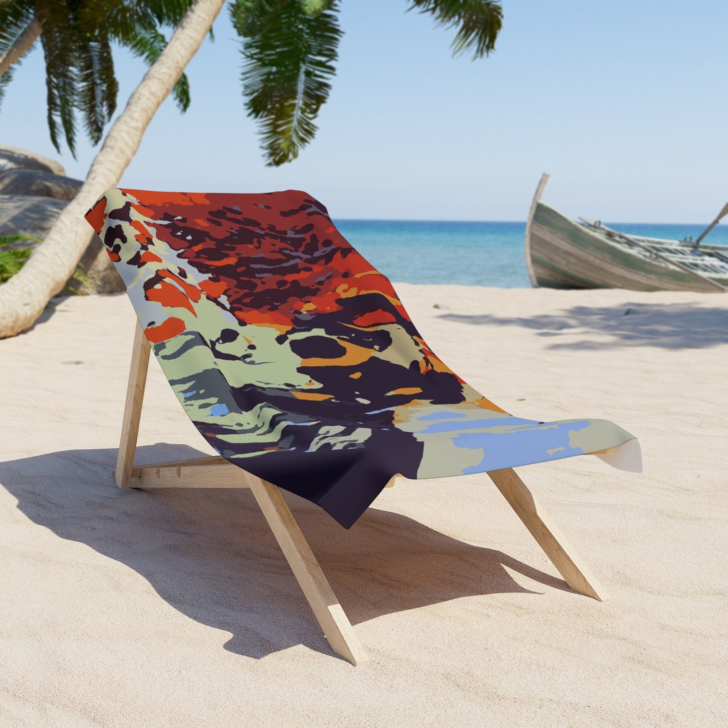 Beach Towel ... Ozzy-Hippensteel ... "Don't Cry Now ... Dry-Your-Eyes ... On-The-Wind". Original Works. May 2023.