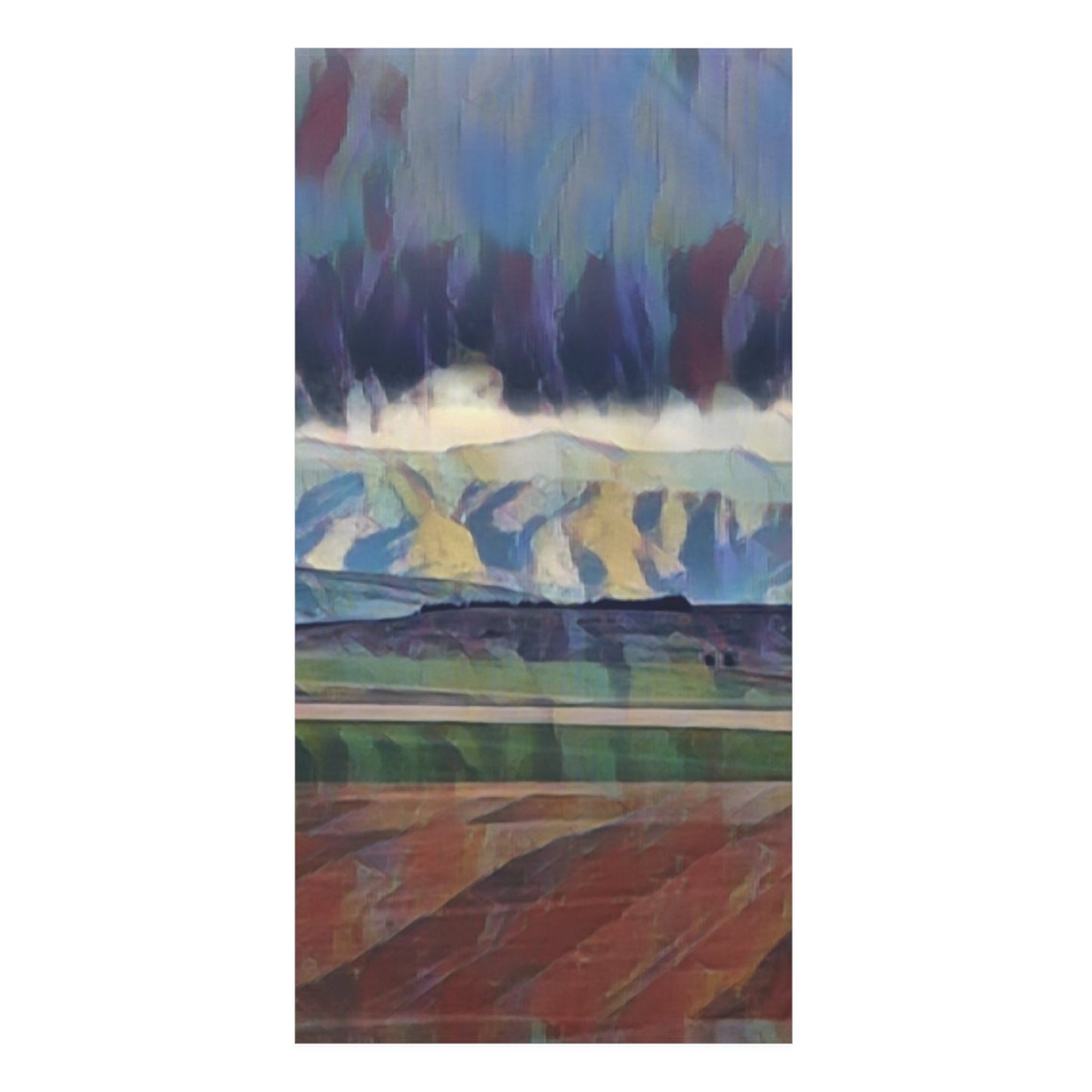 Mink-Cotton Towel ...  On-The-Prairie .. "The Storm Is Brewing" ... Central Idaho: November 2023 ... Original Works ...