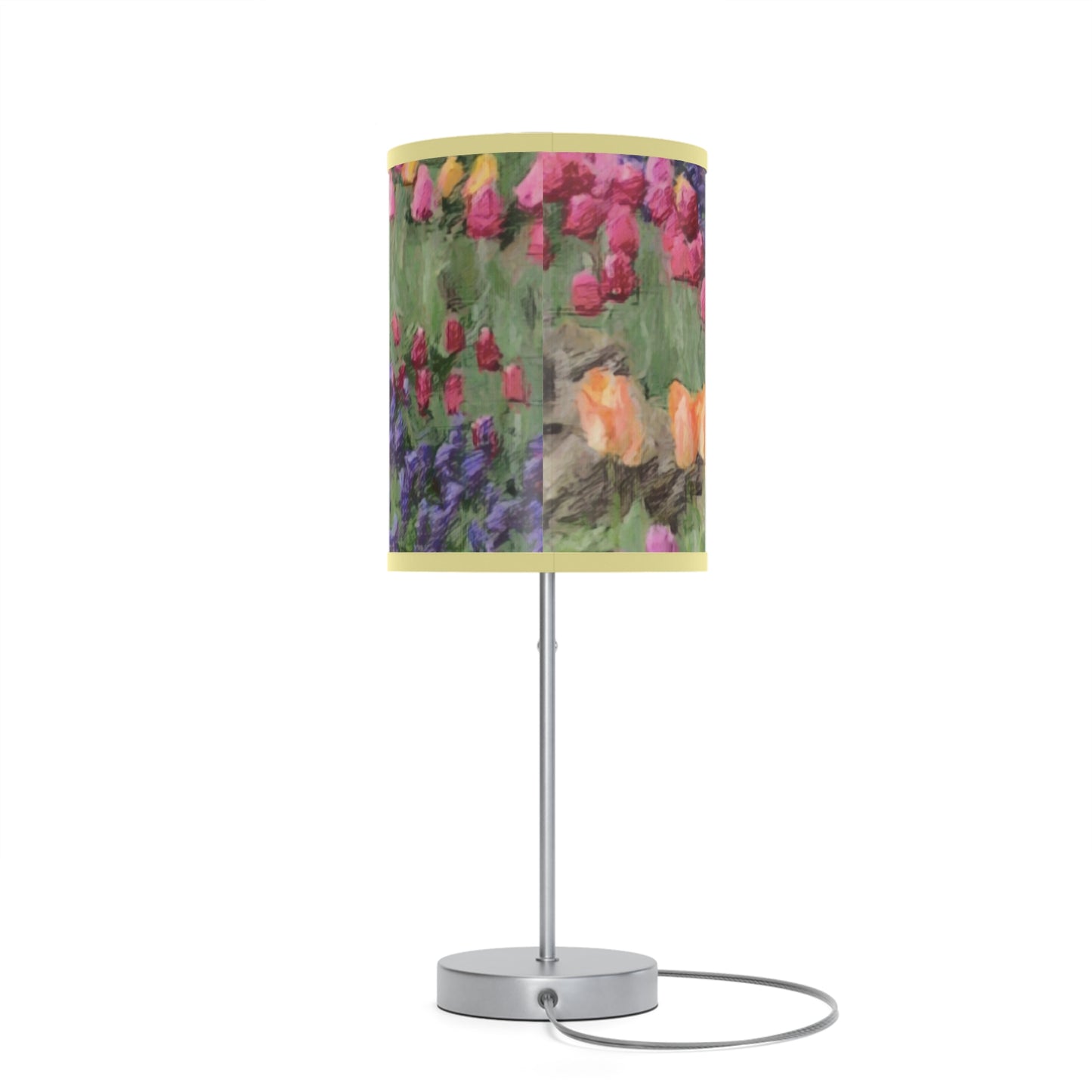 Lamp on a Stand, US|CA plug ... Skagit Valley Tulips ... Skagit Valley, Washington ... Family Archives ... Original Works ... Circa 1980's ...
